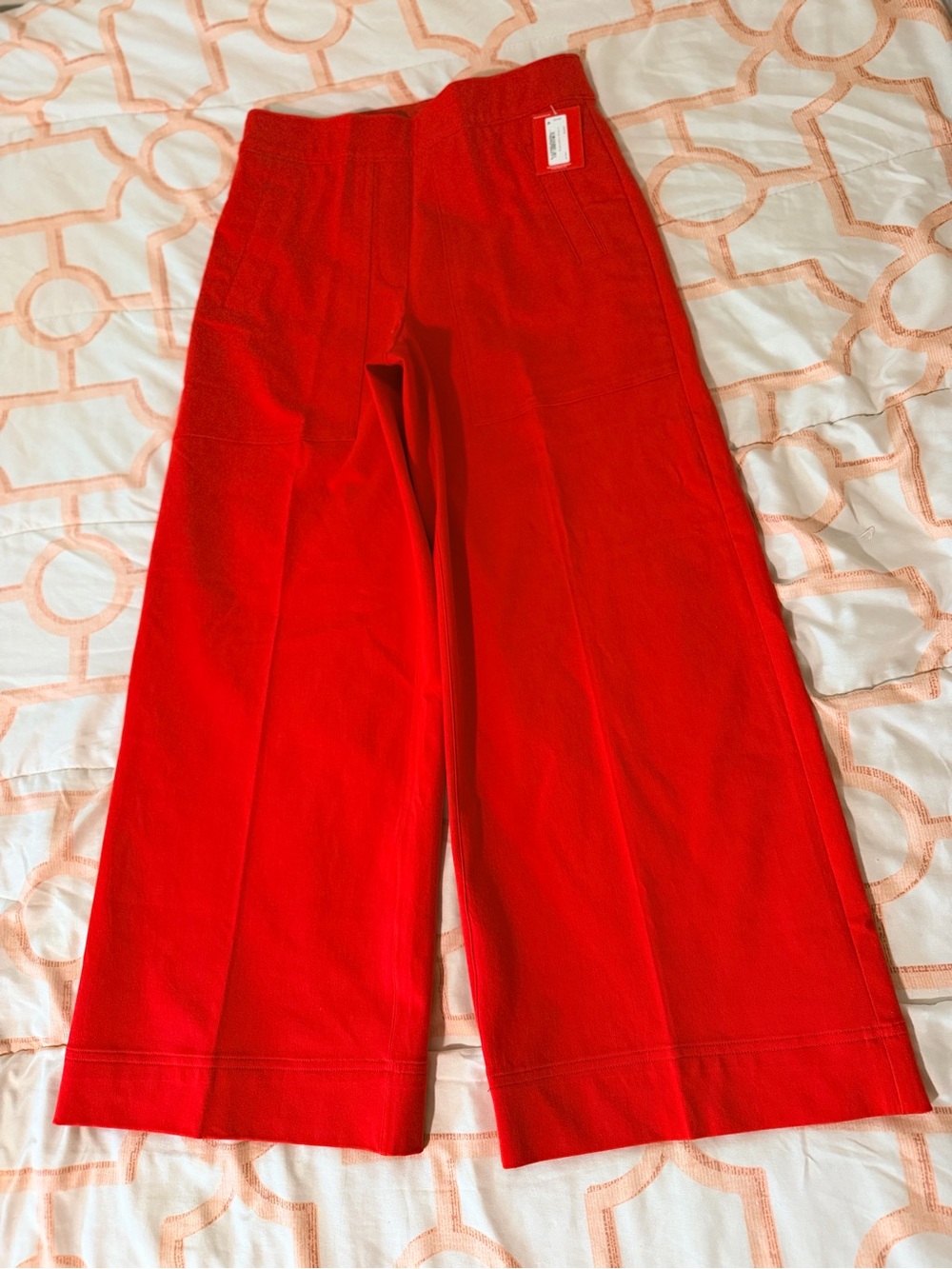 SPANX Red Wide Leg Pants Size S NWT